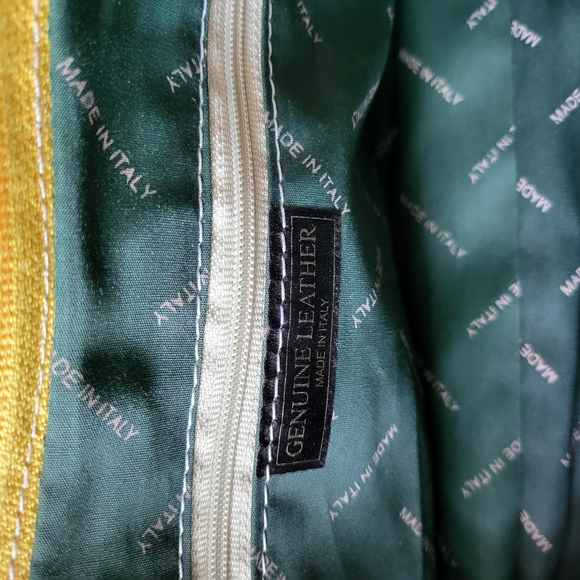 Vera Pelle Tan Leather Shoulder Bag - Picture 6 of 12